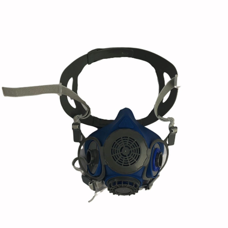 Half Face Silicone Gas Mask with Double Filters