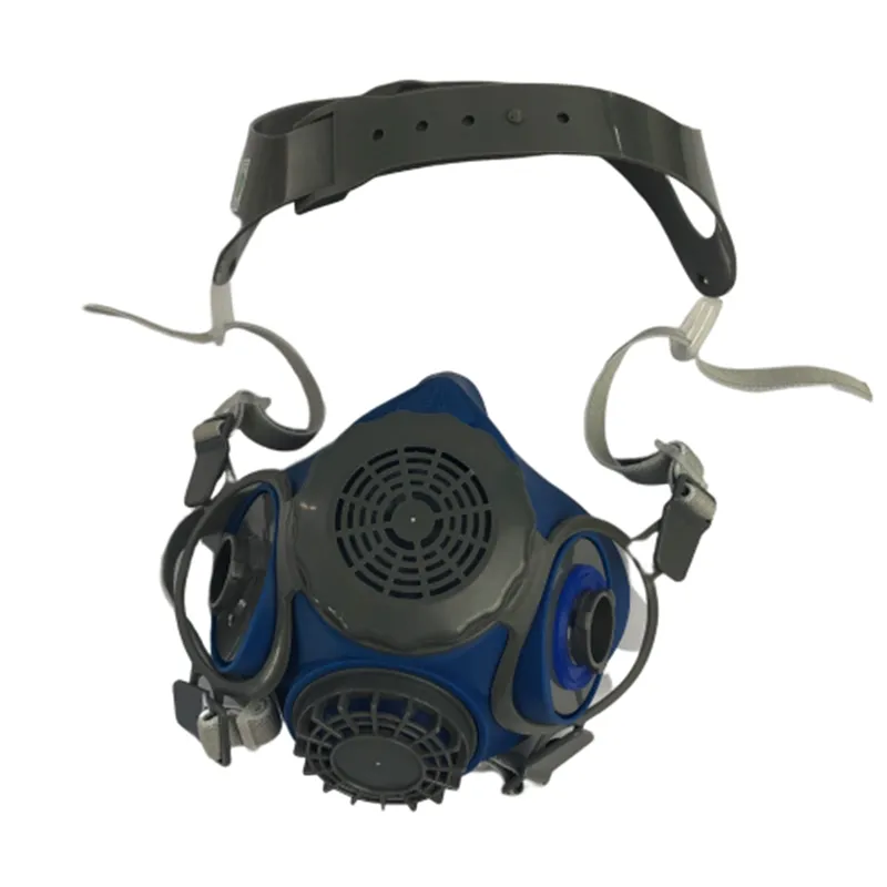Half Face Silicone Gas Mask with Double Filters
