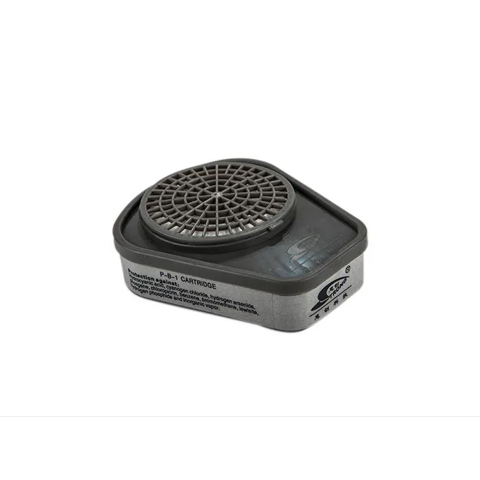 Half Face Silicone Gas Mask with Double Filters