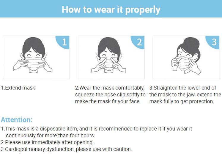 Have Many in Stock Fast Delivery High Quality Non Woven 3ply Civil Disposable Wholesale Market Factory Direct Sales China Distributor Protective Face Mask