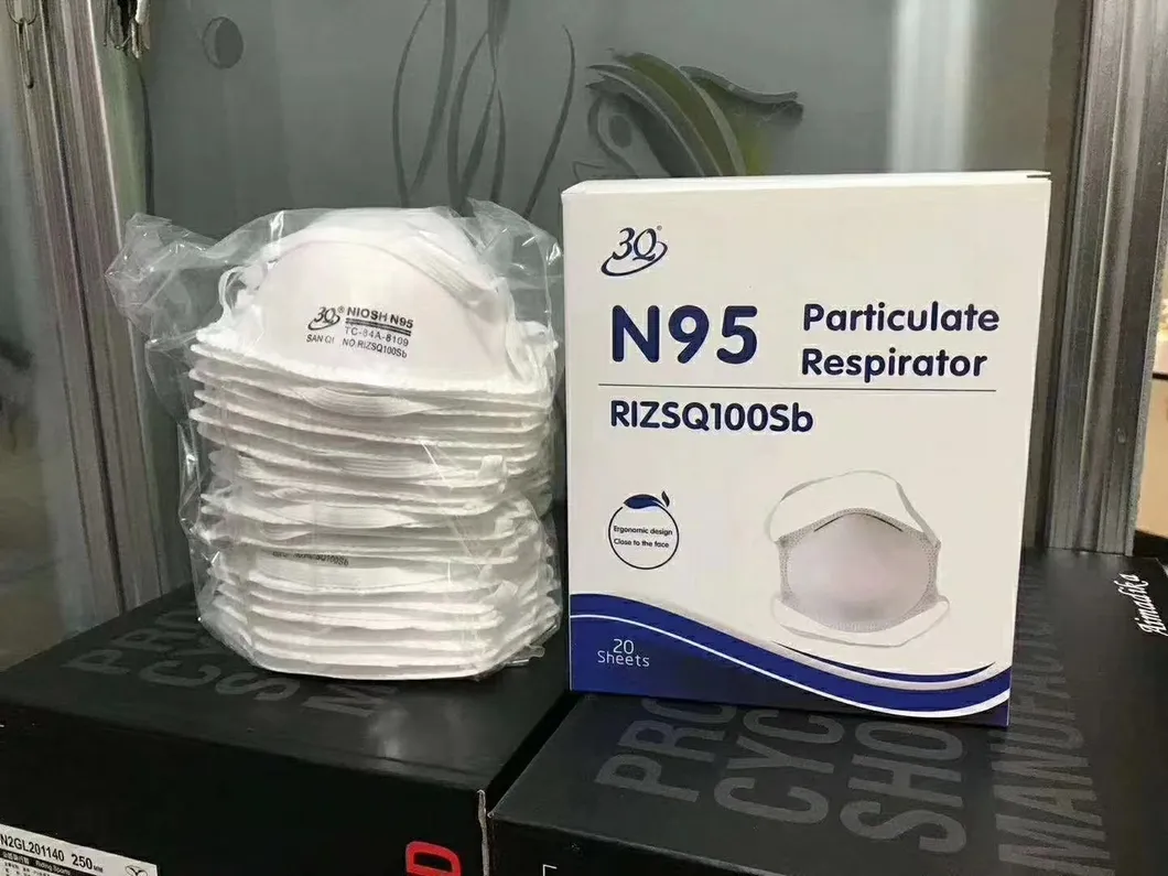 Heet Verkoop 3q Sanqi N95 KN95 Gezichtsmasker Niosh FDA Stofmasker Ademhaling