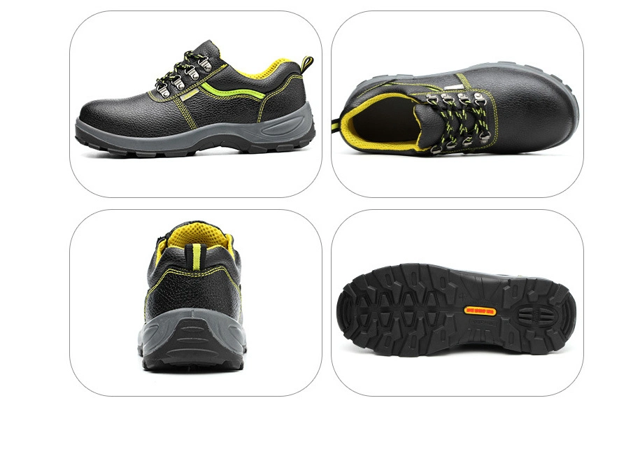 High Cut ESD Antistatic PU Sole Leather Safety Shoes