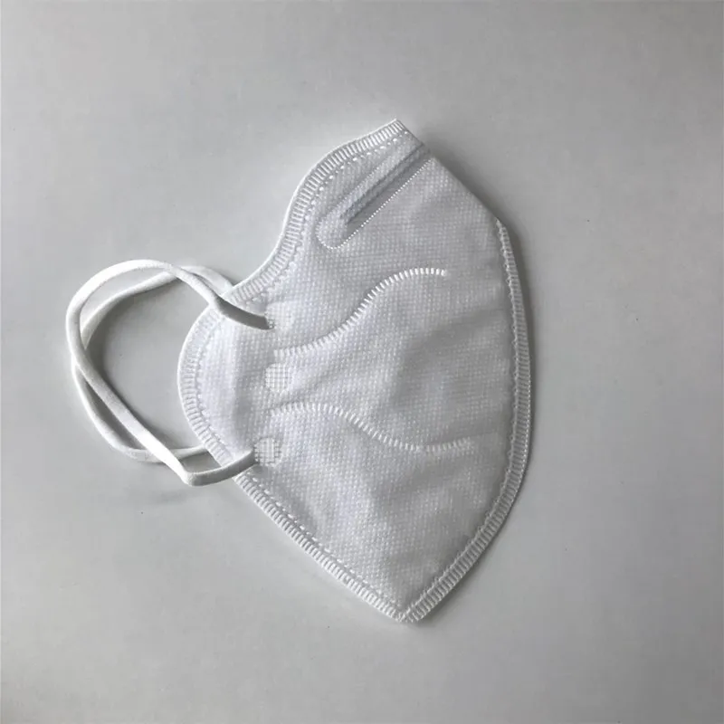 High Efficiency Melt Brown Disposable Personal Protective White Face Mask KN95