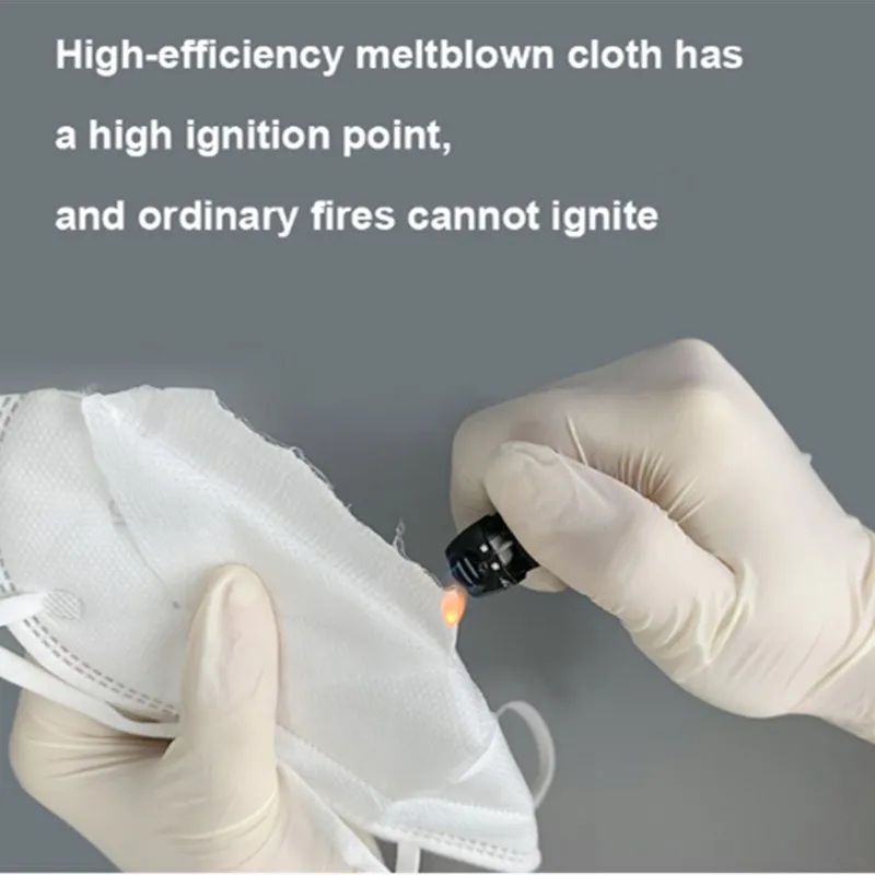 High Efficiency Melt Brown Disposable Personal Protective White Face Mask KN95