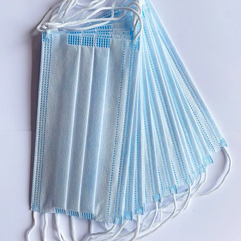 High Quality 3 Ply Non Woven Face Mask Disposable Masks Safety Respirator