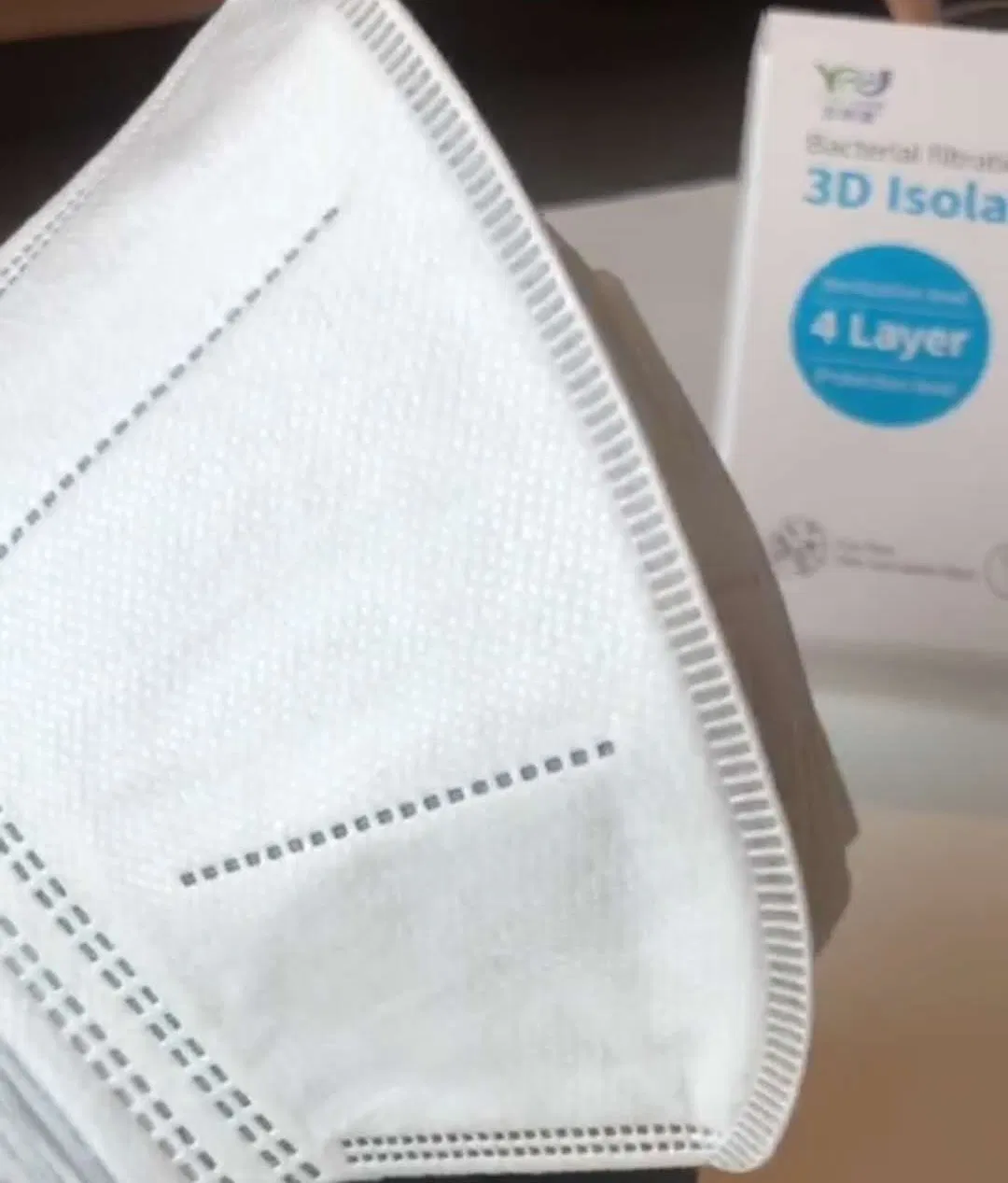 High Quality Disposable Safety Mask Ce FDA Kn99 N95 FFP2 KN95 White 4ply Integrated Elastic Earband Protective Particulate Respirator of Face Masks