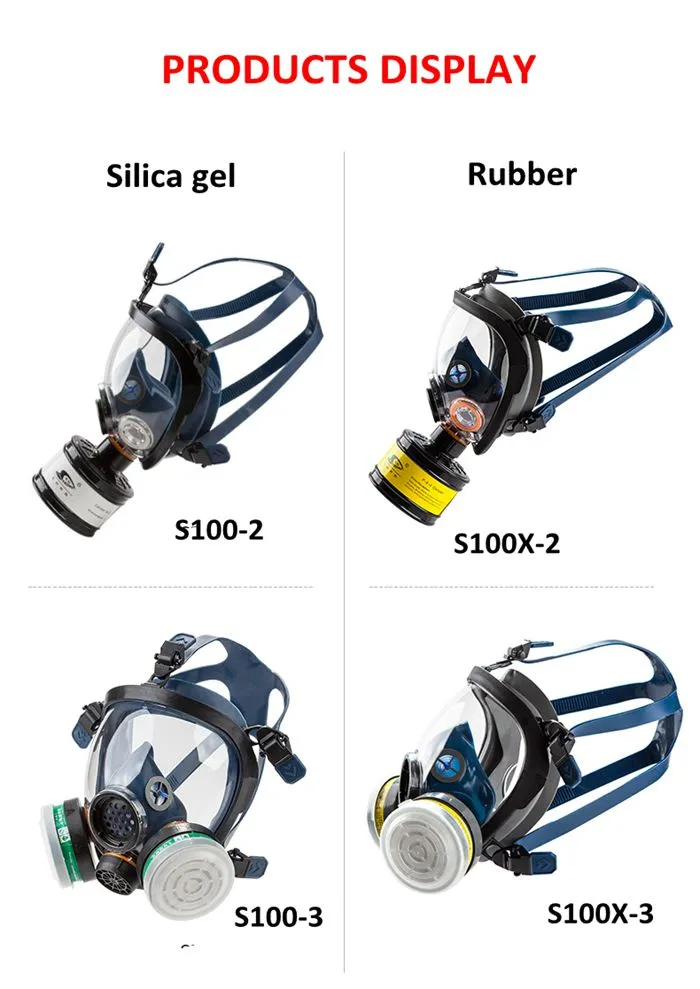 High Quality Full Face Respirator Masks Gas Mask for Sale