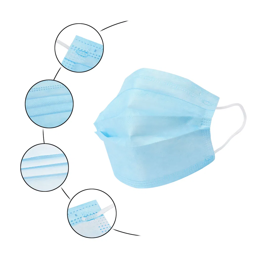 High Quality Ready Shipment Health Breathing Protective Respiratory Civil Face Disposable Mask