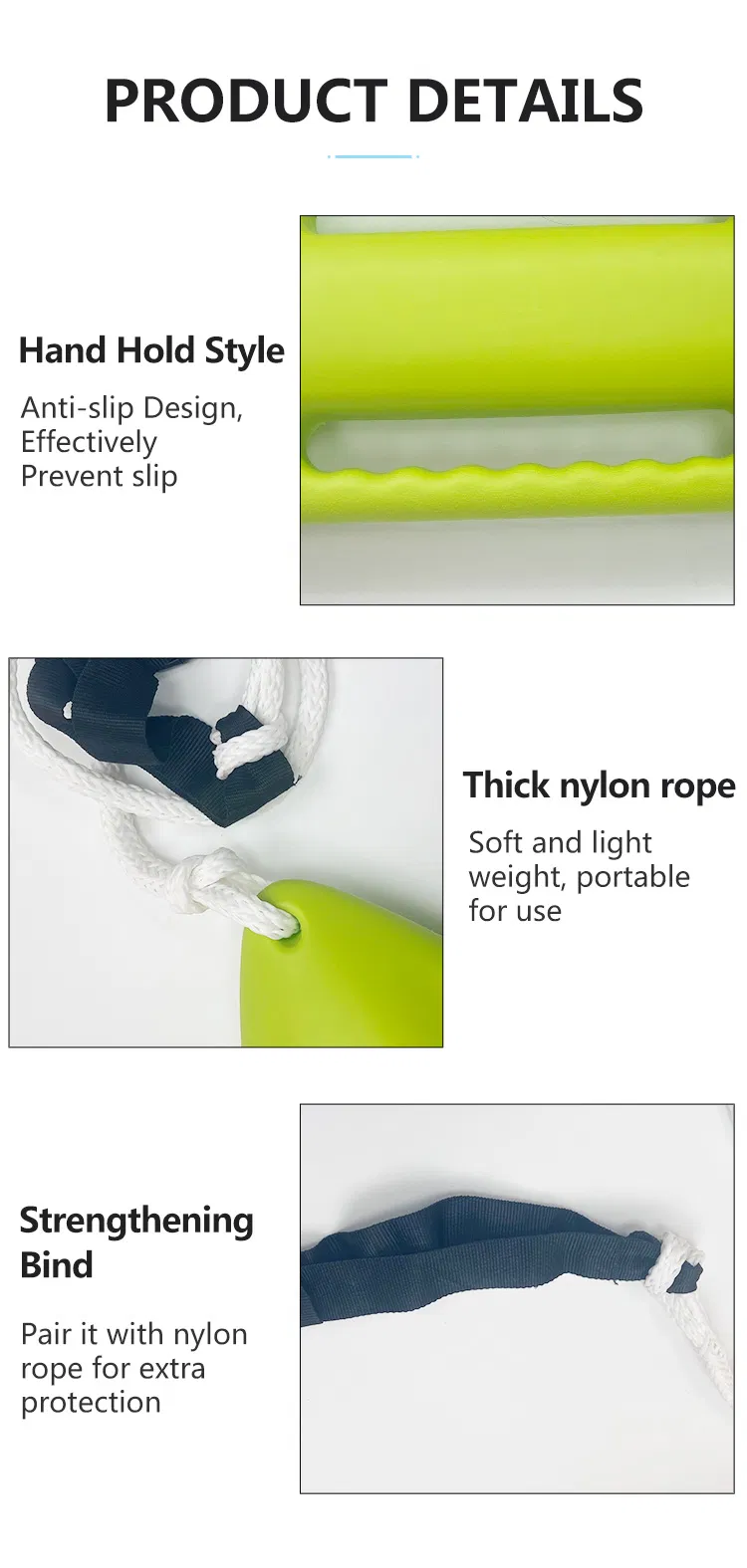 Hldpe Portable Water Lifesaving Floating Rescue Buoy