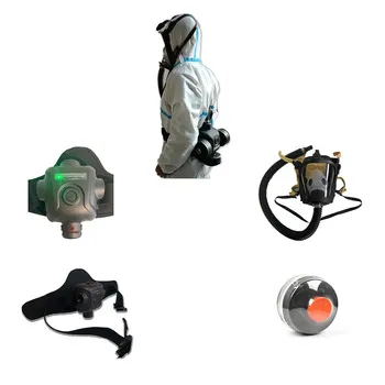 Hood with Antifog Shield for Use with Papr Respirator