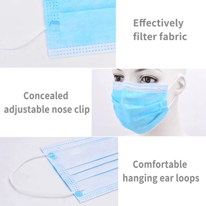 Hot Sale Face Mask in Stock 3ply Face Mask with Factory Price