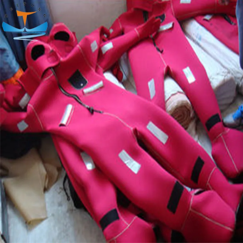 Hot Sale Marine Survival Suit Solas Lifesaving Immersion Suits