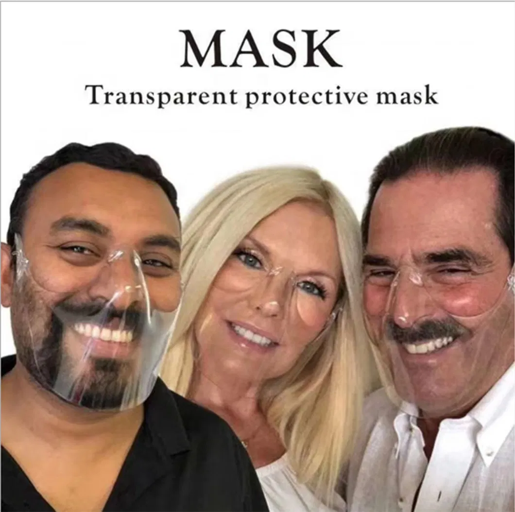 Hot Sale Mask 100% Clear Transparent Face Shield Fashion Full Anti Fog Acrylic Face Shield