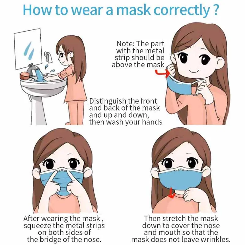 Hot Sale Personal Care Face Mask Protective Mask 3 Ply Face Mask Ce Mask