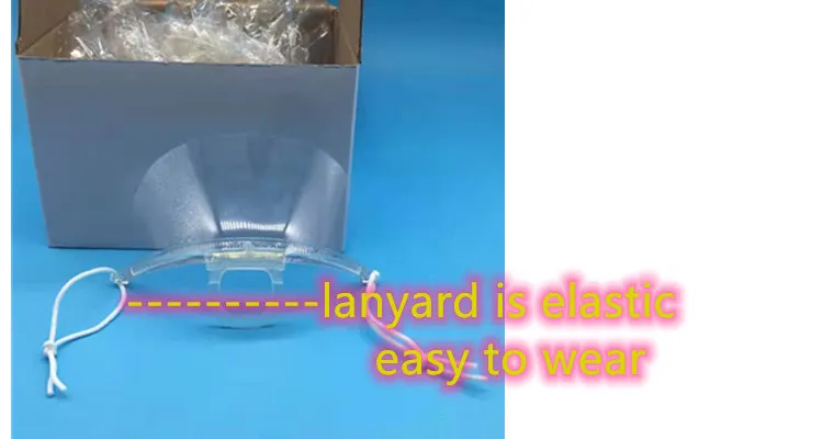 Hot Sale Supplies Reusable Restaurant Transparent Smile Plastic Clear Facemask
