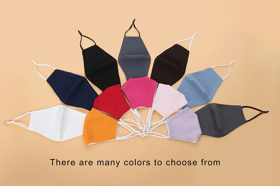 Hot Sale Wholesale Dustproof Black Ski Mask Adjustable Ear Band Washable Reusable Mask Party Face Mask