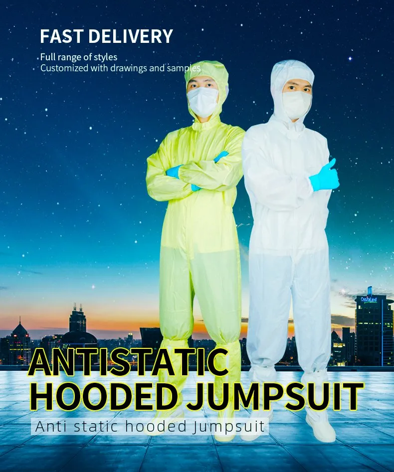Hot Selling Dust-Free Work Antistati Cleanroom Working Smock
