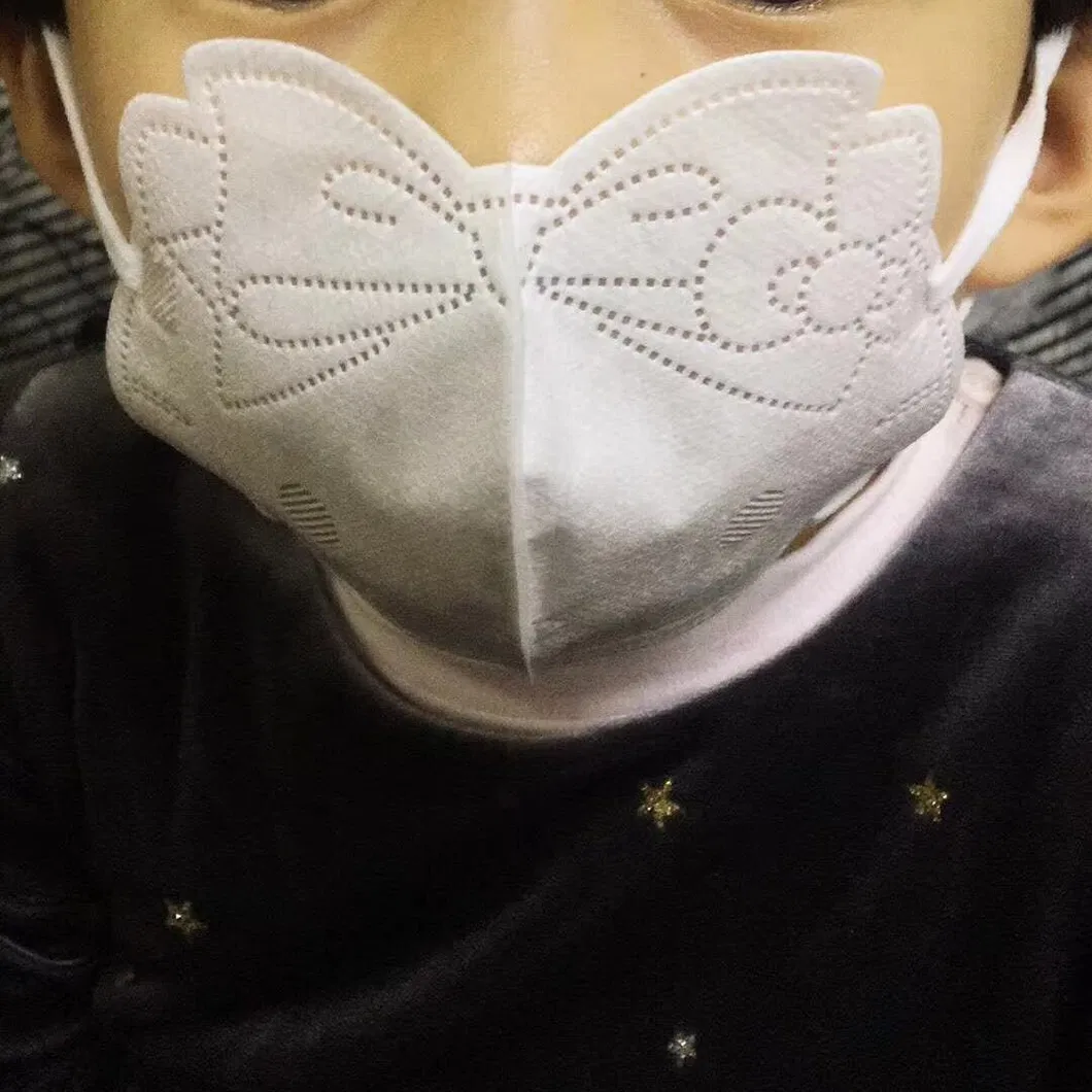 Hot Selling Hello Kitty 3 Ply Disposable Non-Woven Protective Children Kids Face Masks Child Safety Use