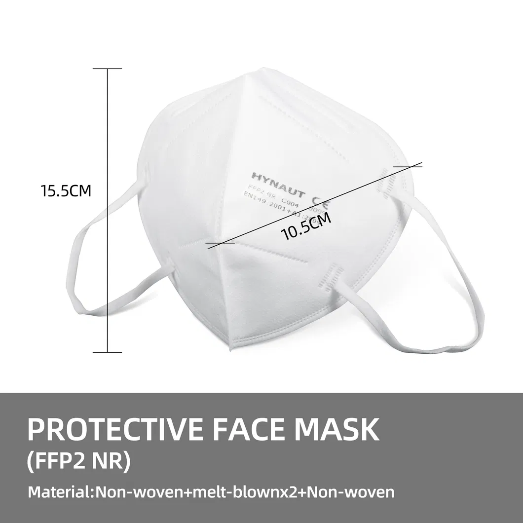 Hynaut En149/ FFP2 /GB2626-2019 KN95/ Kf94 Personal Protective Respirator Face Mask /FFP2 /KN95 Face Mask