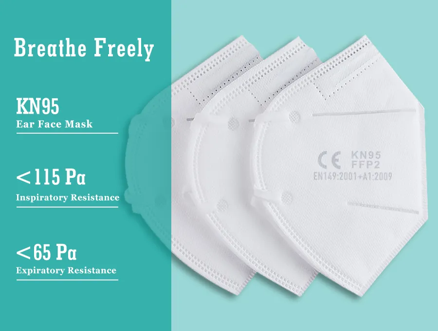 in Stock! ! ! Non Woven Antibacterial Disposable 3/4 Ply Flu Face Mask Disposable Earloop for Virus Protection