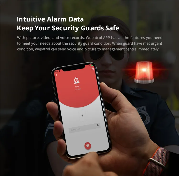 Jwm Wepatrol GPRS Guard Tour Patrol Management System Phone APP