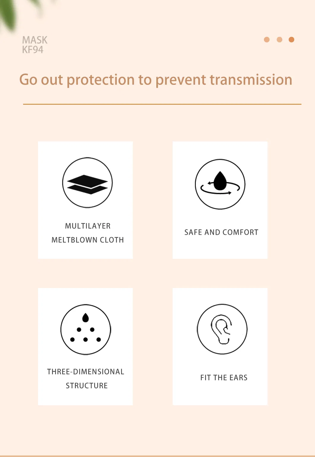 Kf94 Disposable Protective Adult Fish Shaped Mask Face Mask