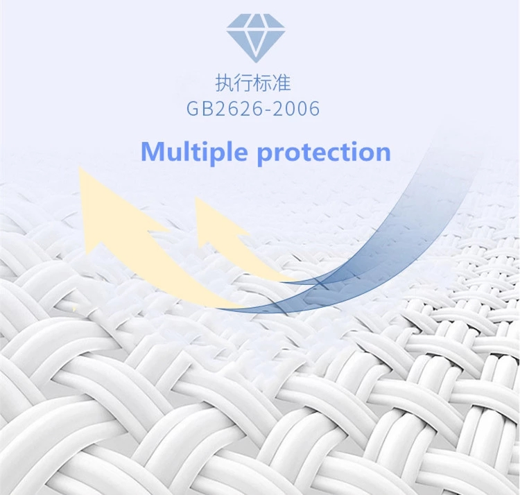 Kn 95 Civil Care Folded Face Mask N95 FFP1 FFP2 Mouth Muffle Pm2.5