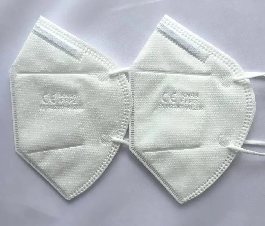 Kn95 Mask GB2626-2006, En149- 2001 Ffp2 5 Layer Standards Non-Woven Fabric Protection Anti-Dust Adult Disposable Face Mask