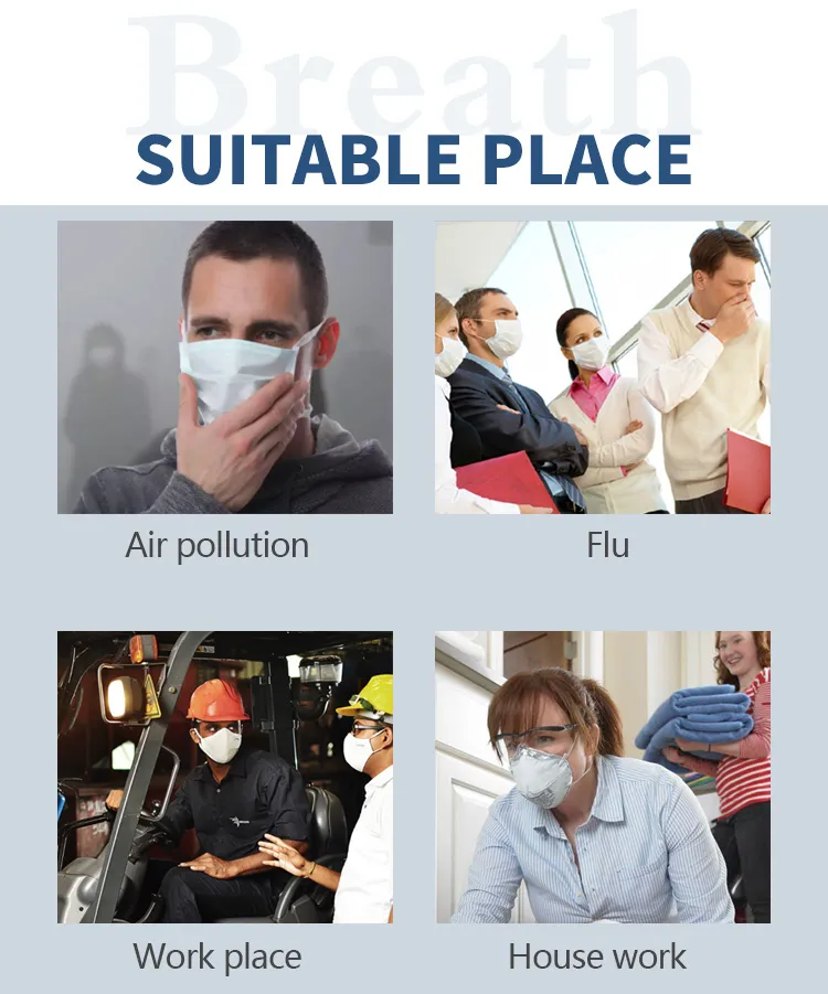 KN95 N95 Niosh-Approved FFP2 Washable Fabric Black Custom Children Protective Face Mask