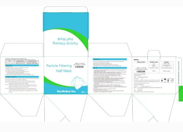 KN95 N95 Non Woven Fabric Custom Protective Face Mask