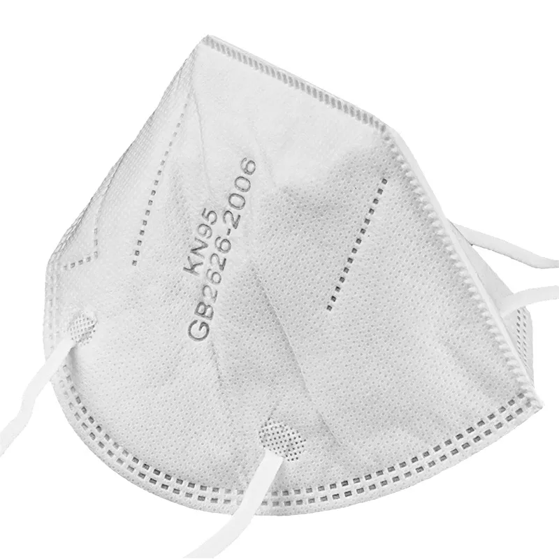KN95 White Color Disposable Mask with English Packing