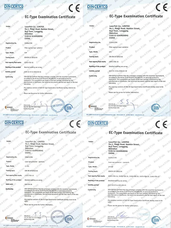Laser Safety Window (YLW) for 1064nm Fiber Lasers with V. L. T 40% and Protect Wavelength: 800-1100nm