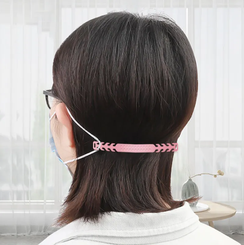 Long Strap Ear Saver Protecter Silicone TPE Material Soft Ear Hook Masked Extender Strap