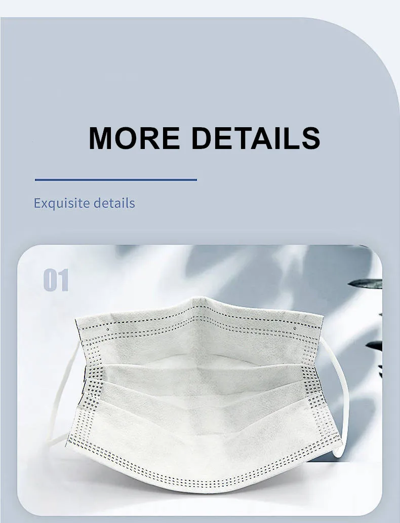 Manufacturer Sales 3 Ply High Quality Disposable Face Mask