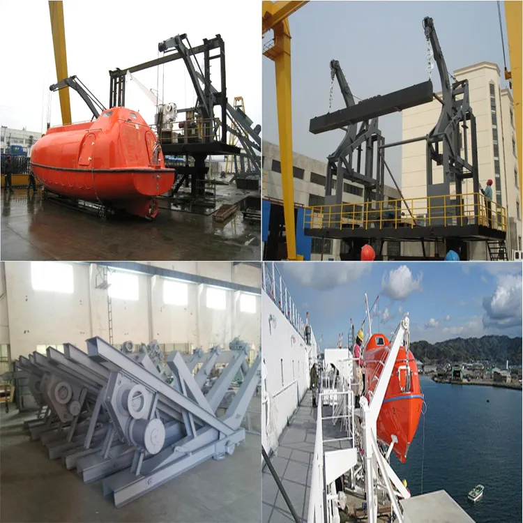 Marine a Type Fast Rescue Boat Launching Appliance Davit for Lifeboat