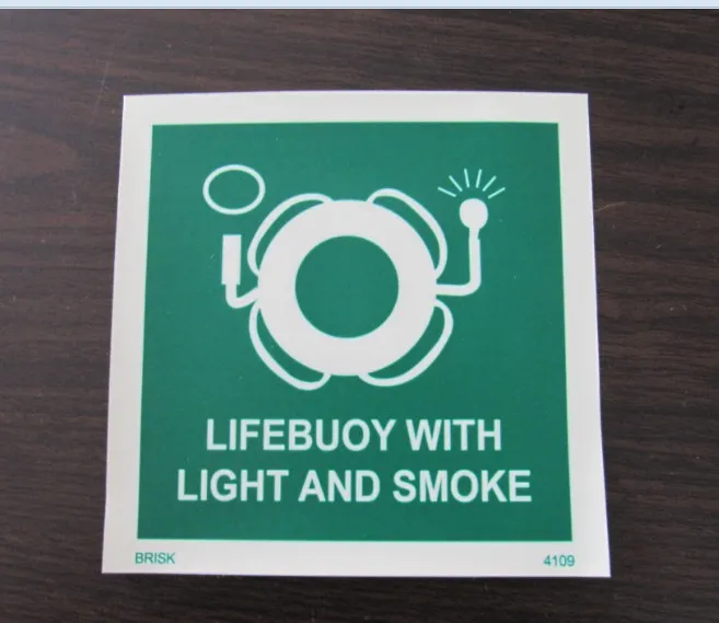 Marine Imo Fluorescence Safety Signs
