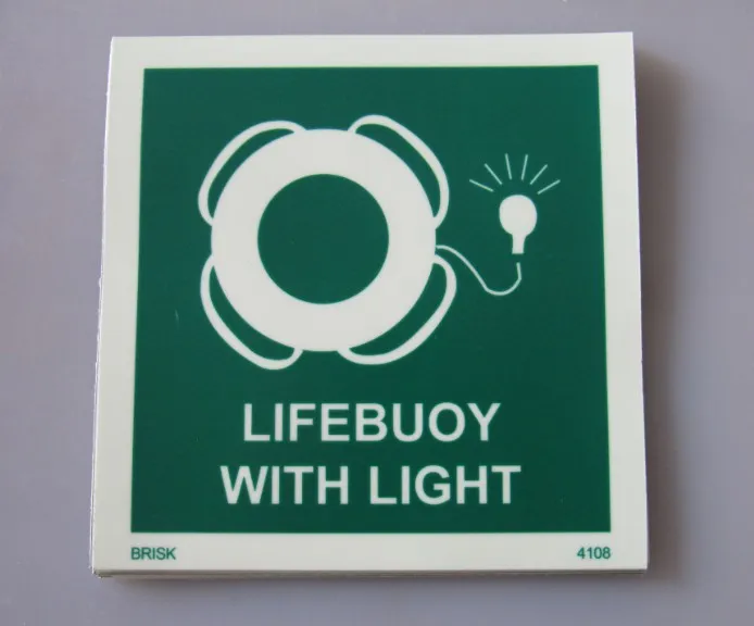 Marine Imo Fluorescence Safety Signs