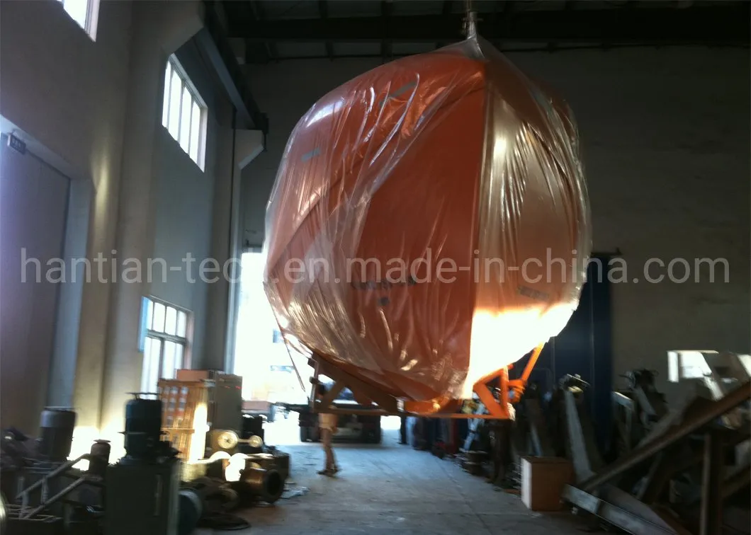 Marine Rescue Equipment Fiberglass Rigid Totally Enclosed Freefall Solas Marine Life Boat