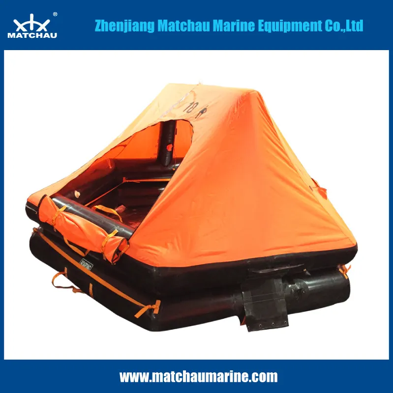 Marine Throw Overboard Inflatable Liferaft for Lifesaving