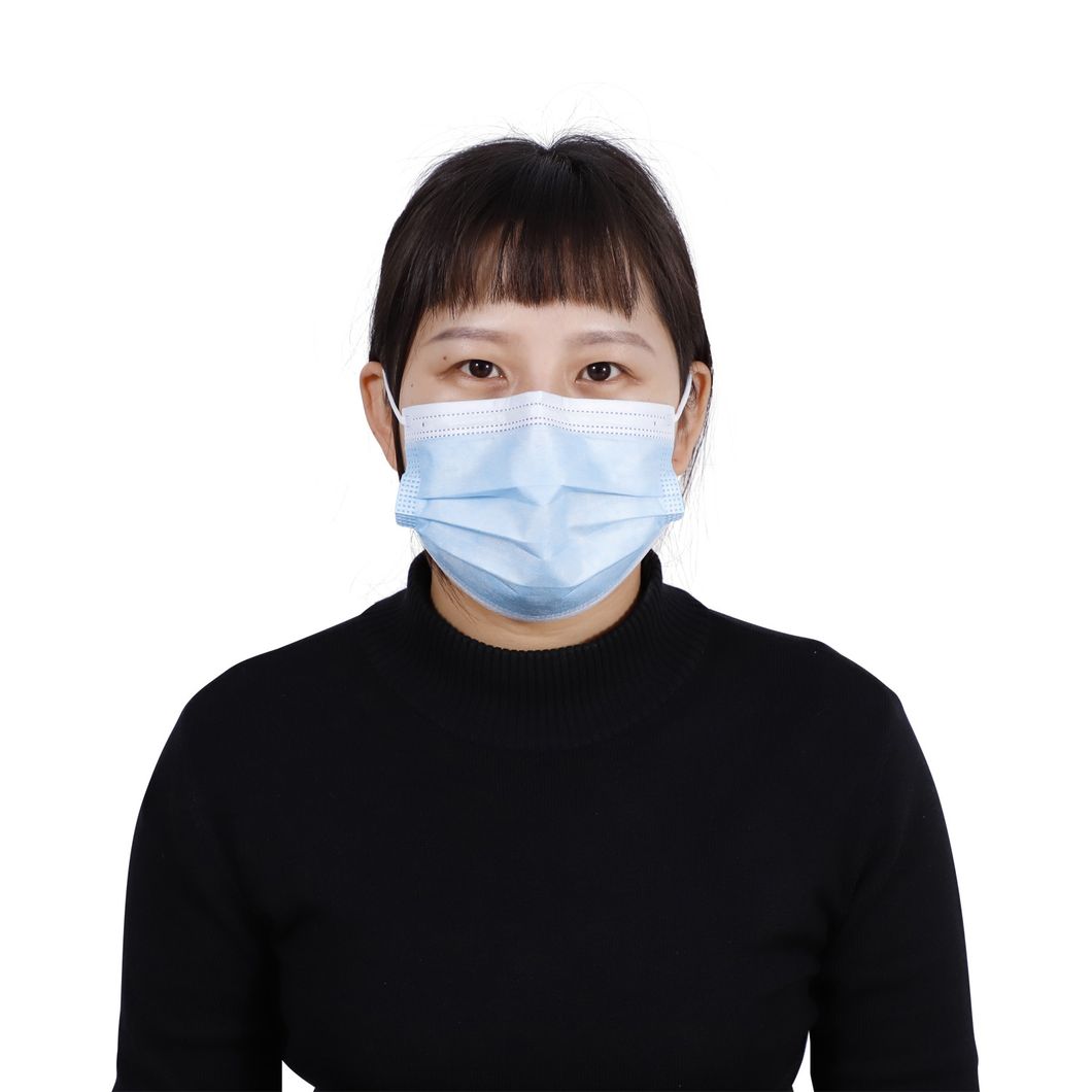 Mask Disposable Three Layers of Black and White 10 Pack Manufacturers for Protection of Civilian Adults