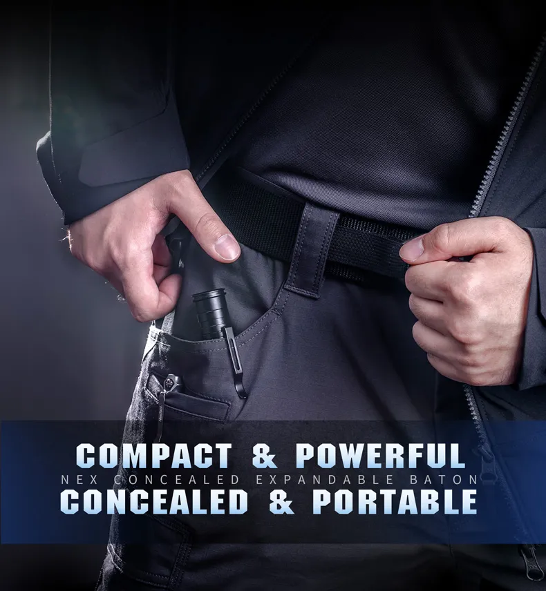 Nex Walker N12 Inch Mini Size Baton Concealed Carry Detective Use Baton