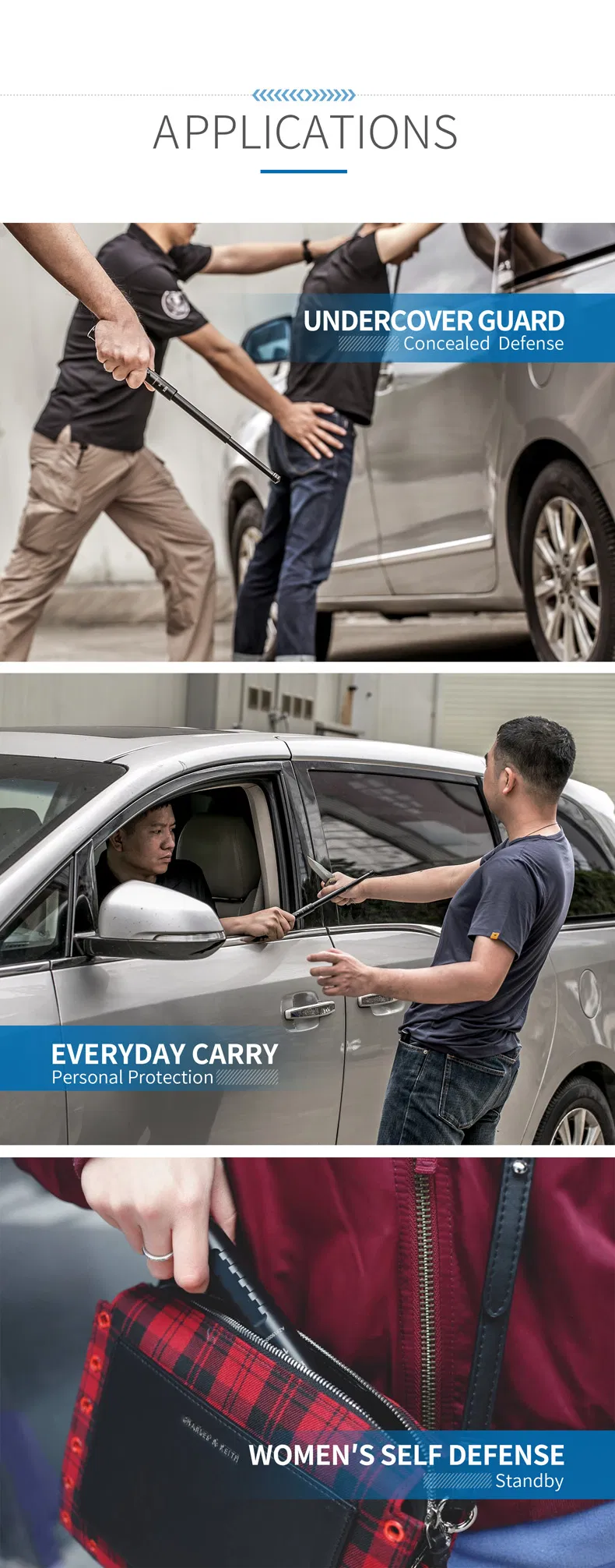 Nex Walker N12 Inch Mini Size Baton Concealed Carry Detective Use Baton