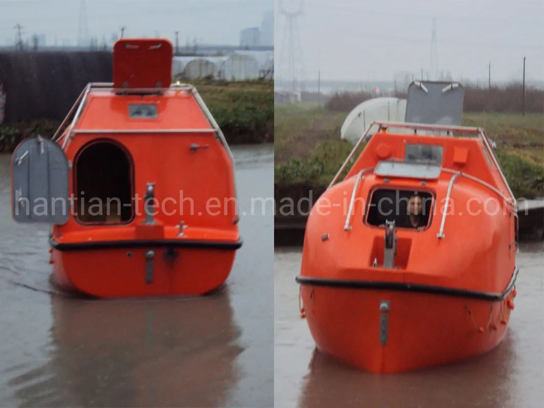 Ocean Ship Solas Marine Rigid Totally Enclosed Life Boat