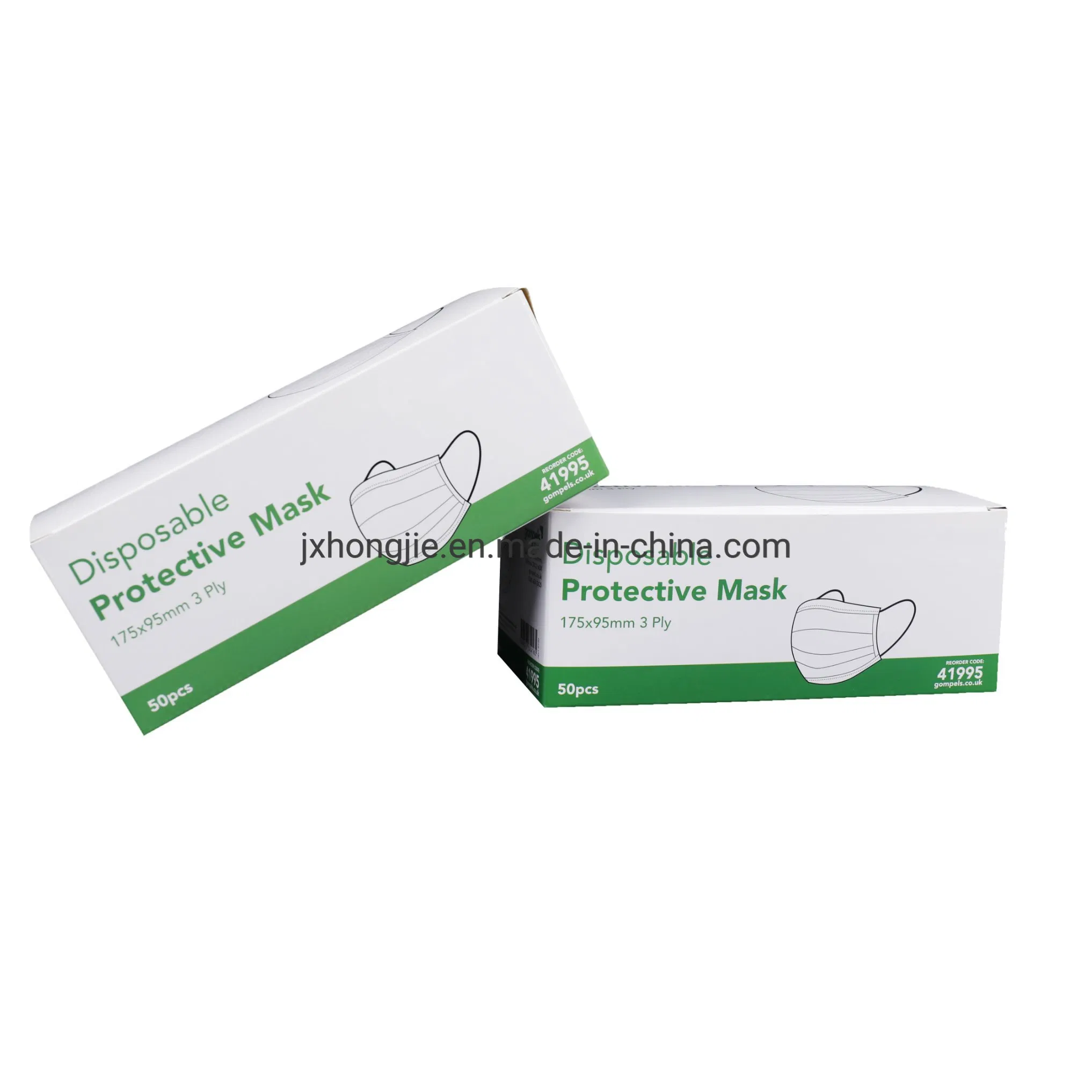 OEM 3ply High Quality Disposable PP Nonwoven Breathable Protective Face Dusk Mask