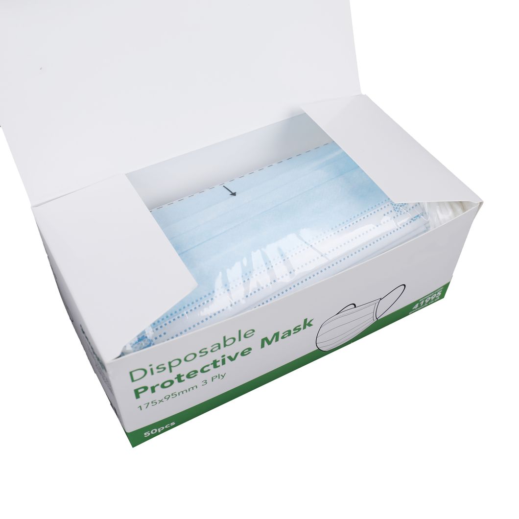 OEM 3ply High Quality Disposable PP Nonwoven Breathable Protective Face Dusk Mask