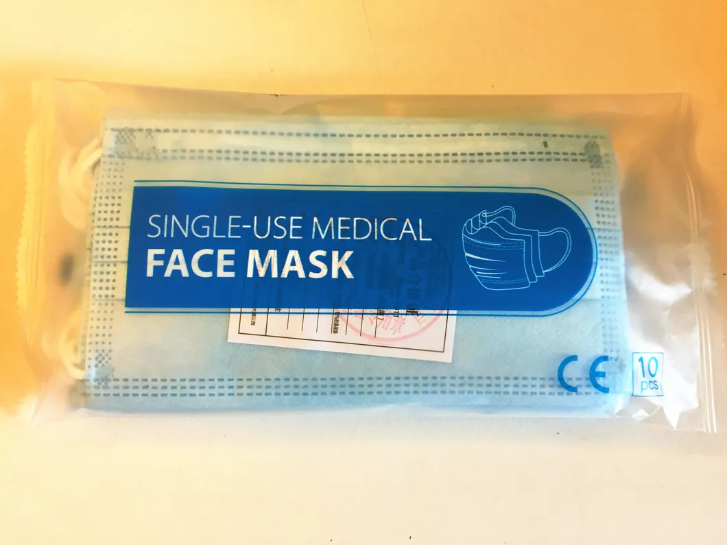 P AA 0469-2010 Tipo Iir Super Macio PP 3ply Pacote De Medic Descartavel Preco Da Mascara Facial Cirurgica Medica