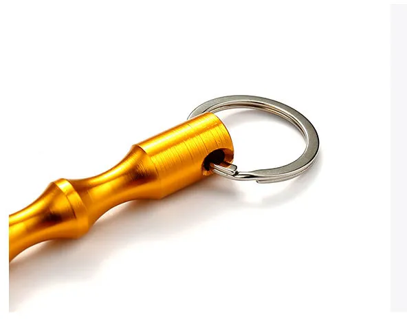 Pencil Shape Black Kubaton Keychain for Self Defense Guards