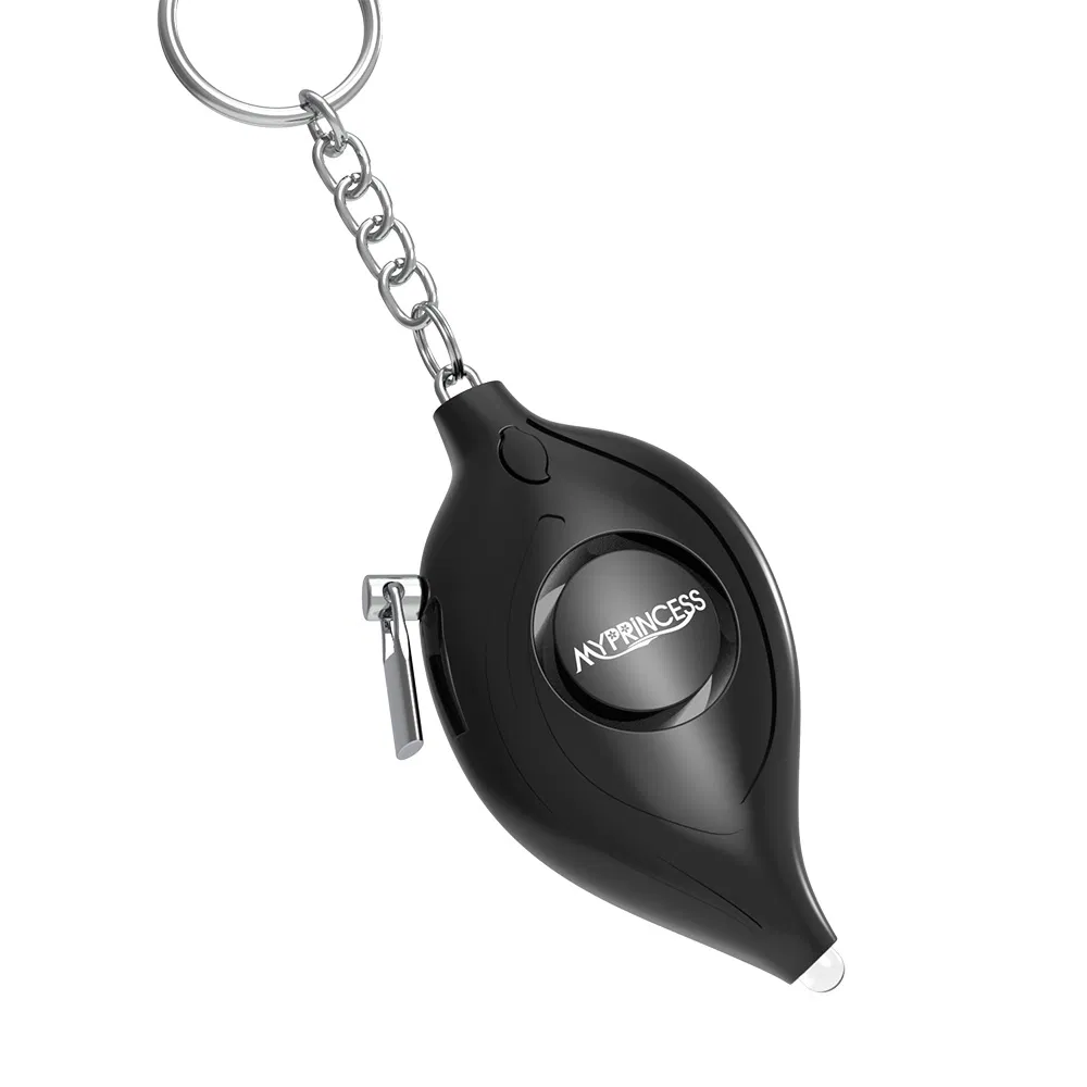 Personal Alarm Portable Self Defense Emergency Alarm for Women Elerdy Runner Girl Kids Custom Safety Rechargeable Alarm USB Type-C Anti Attack Alarm Keychain