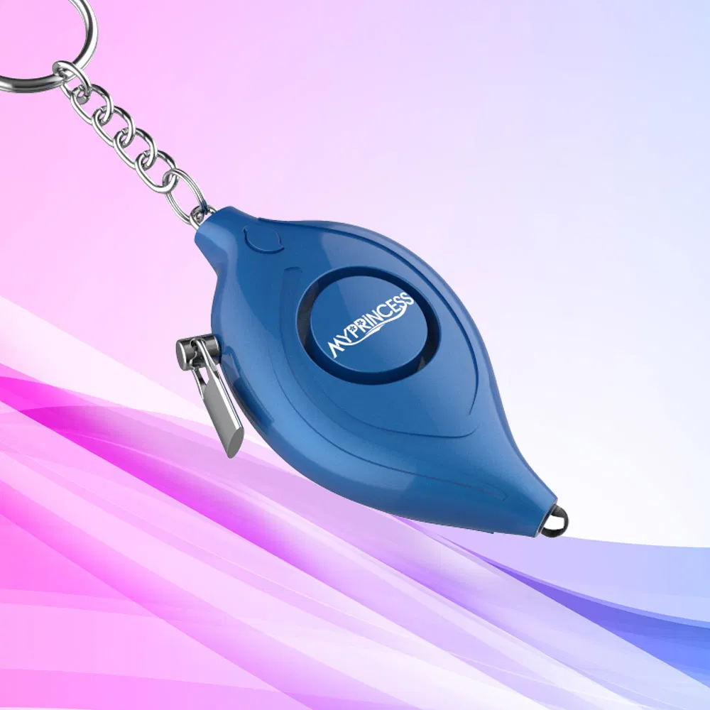 Personal Alarm Portable Self Defense Emergency Alarm for Women Elerdy Runner Girl Kids Custom Safety Rechargeable Alarm USB Type-C Anti Attack Alarm Keychain