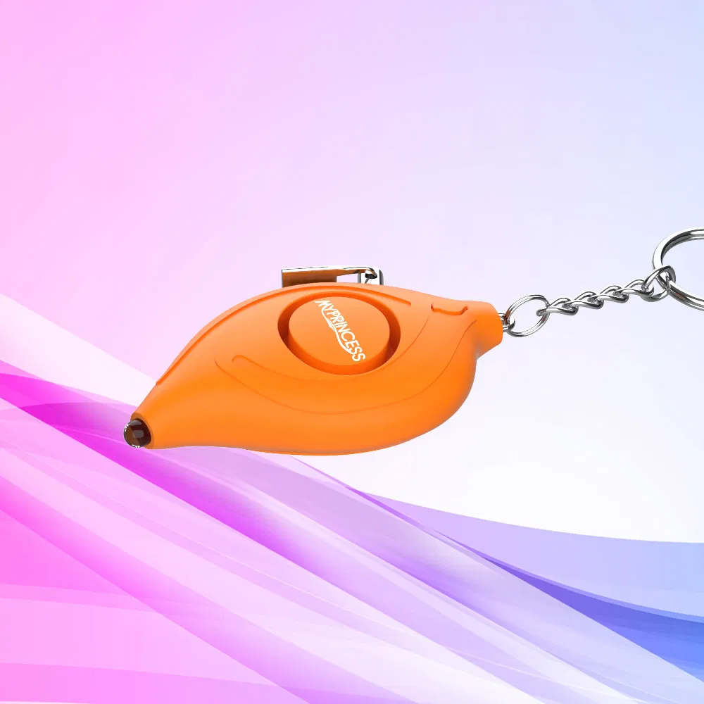 Personal Alarm Portable Self Defense Emergency Alarm for Women Elerdy Runner Girl Kids Custom Safety Rechargeable Alarm USB Type-C Anti Attack Alarm Keychain